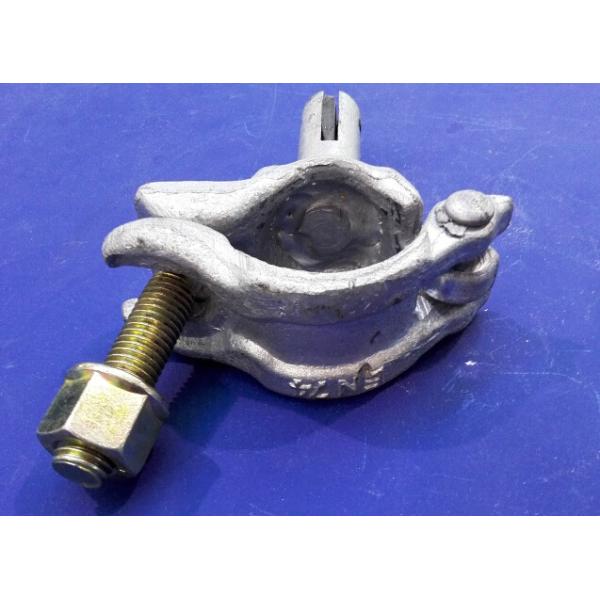 Original , silver HDG , Galvanized Scaffold Single Coupler with welded bolt