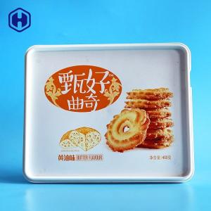 China Yellow Butter Home Sweet Gift Container Packaging Personalized L25.7 * W21.3 * H6.9 Cm on sale