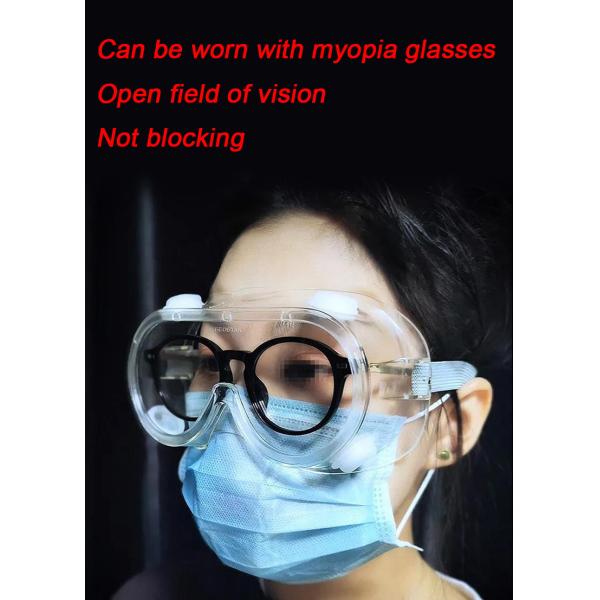 Buy Anti Scratch Eye Protection Goggles Disposable Blocking Body Fluids And Blood Splashes at wholesale prices