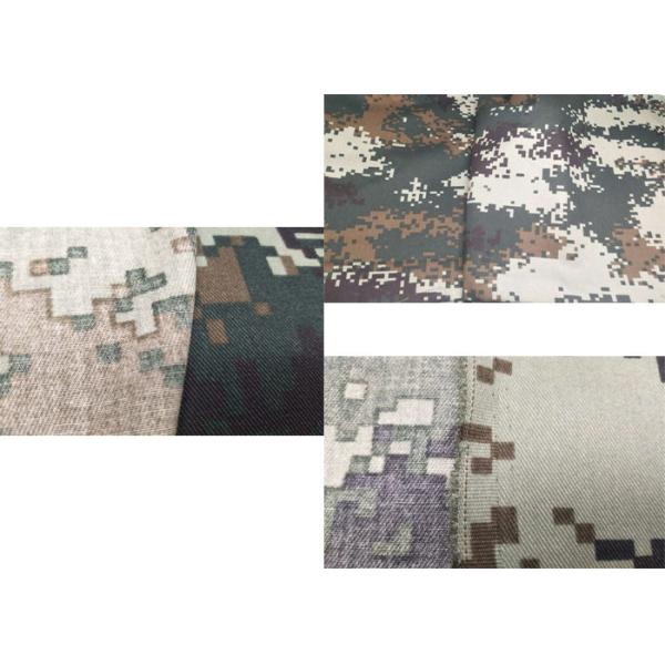 Water Proof 100 Cotton Army Camouflage Fabric 250g Bonded Pattern