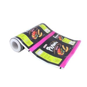 Full Printing BOPP Plastic Food Wrapping Cookie Roll Film Stock