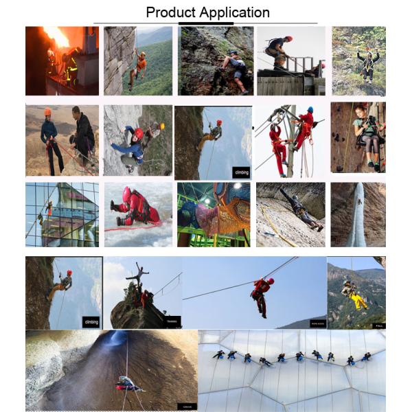 Nylon Rock Climbing Rappelling Rope 12mm Static Rope Outdoor Use