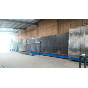 Hollow Glass Double Glazing Machinery With PLC Control System , 2500x5000mm