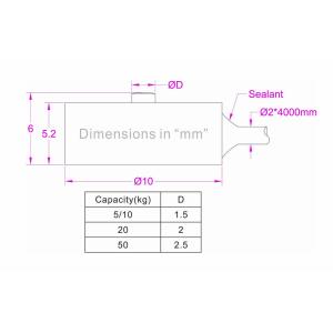Micro Load Cell 50N 100N 200N 500N Miniature Compression Force Sensor