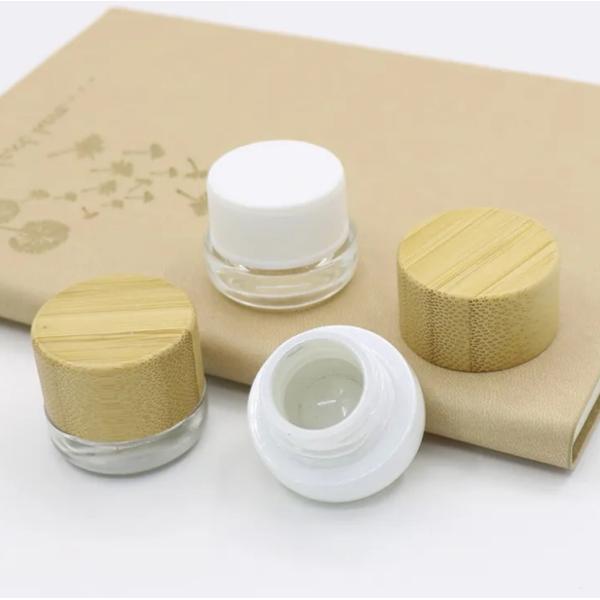 Eco Friendly Mini Empty 5ml 7ml Glass Eye Cream Cosmetic Concentrate Containers