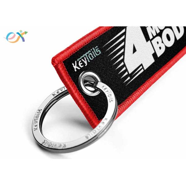 Fabric Airplane Embroidered Key Tags Flight Lanyard As Promotional Gifts