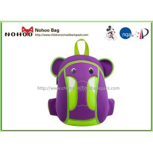 Quality Waterproof Kids Animal Backpack , Personalised Toddler Backpack Elephant Style for sale