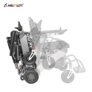 China Aluminum Alloy ISO13485 39.68lb Foldable Power Wheelchair on sale