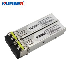 622Mb/s SFP Transceiver singlemode single fiber 80km 1490nm/1550nm LC DDM