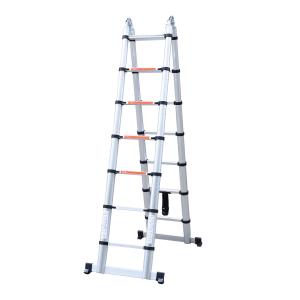 Aluminum Alloy 4.4m Multi Purpose Telescopic Ladder