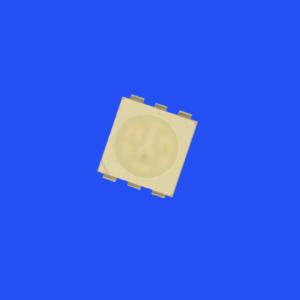 Quality 5050 RGB LED Diode 5.0x5.0mm Super Bright 120 Deg 6 Pin Diffused Lens 0.3W SMD Chip for sale