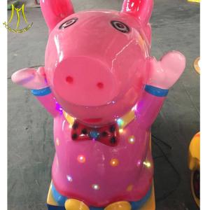 Quality Hansel kiddie rides with tokens amusement park pink pig ride for sale