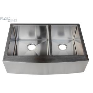 Modern Farmhouse Apron Front Stainless Steel 304 Double Bowl Kitchen Sink
