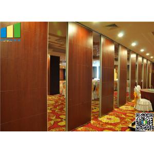 Wooden Surface Folding Partiion Walls , Operable Partition Walls