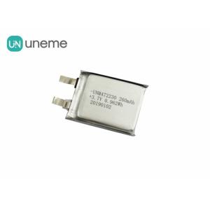 MP3 Rechargeable Lithium Polymer Battery 472230 3.7V 260mAh / CE Approved Li-ion
