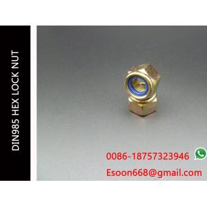 M27-2.0/M27-3.0 DIN 985 Class 8 Zinc Finish Steel Nylon Insert Lock Nut