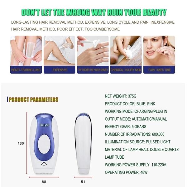 Laser Whole Body Hair Removal Machine IPL Beauty Equipment With Pigmentation Treatment