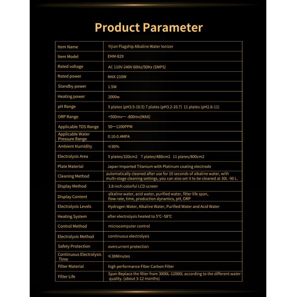 NEW Multifunction Alkaline Hydrogen Water Ionizer