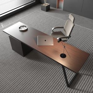 Large 2m Boss Manager Desk With High Back Swivel Chair Set