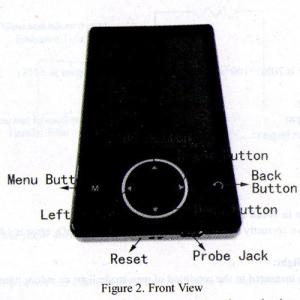 Fingertip Pulse Oximete with 2.8" color OLED display real-time clock model AH