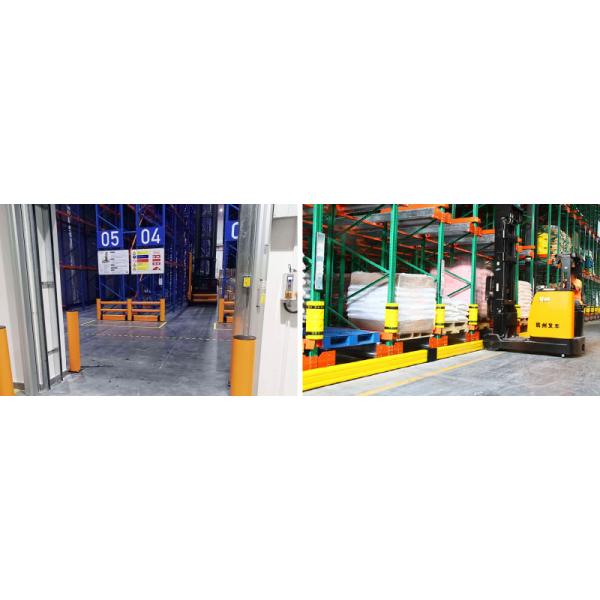 Polymer Ground Safety Barrier Warehouse Safety Barrier Traffic Guardrails