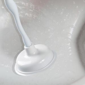 Adjustable Handle Toilet Brush And Plunger Drain Plunger With Force Cup Handle