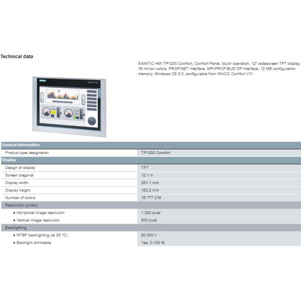 6AV2124-0JC01-0AX0 Siemens SIMATIC HMI TP900 Comfort Smart Panel Fast And Shipping