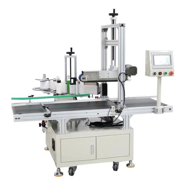accuracy Plastic Adhesive Two Side Manual Pasting Automatic Flat Labeling