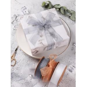 Customized logo designer ribbon gift ribbon organza ribbon