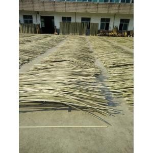 Functional Bamboo Chair Mat Natural Dyed Color Compact Framework