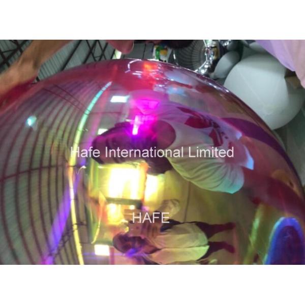 2.5m Diameter Inflatable Mirror Balloon / Events Decoration Silver Reflective Ball