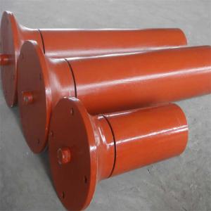 Heavy Duty Troughing Idler Roller Conveyor Belt Components For Mining Material