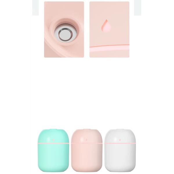 USB RGB Light Mini Car Water Drop Desktop Aromatherapy Air Humidifier for Household