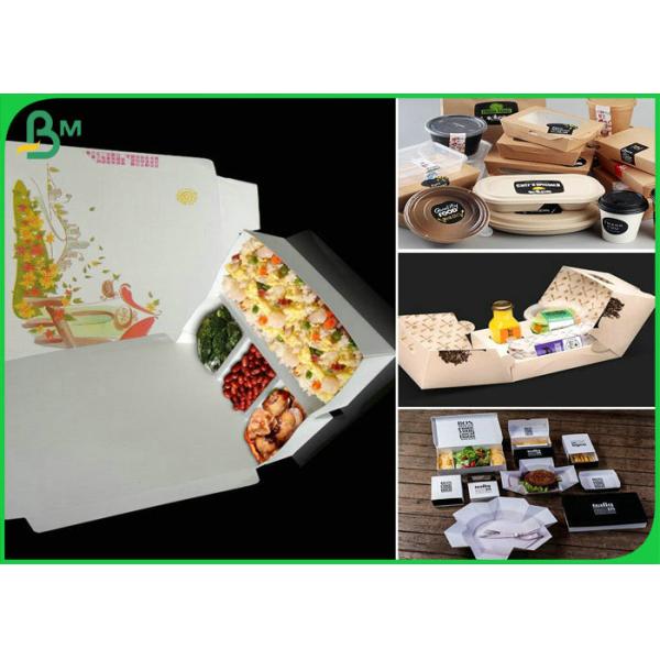 pe coated paper FDA 135gsm + 10gsm PE Coated Paper For Lunch Food Packaging Box One Side Coated