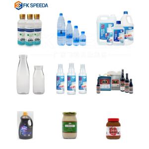 2-12 Filling Nozzles Automatic Liquid Filling Capping Labeling Machine for