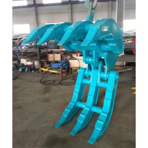 Wide Design Mechanical Grapple / Grab for Kobelco SK200 Excavator