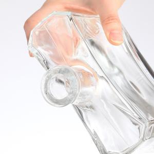 Luxury Customized Square Glass Perfume Bottle for Refillable Transparent Square