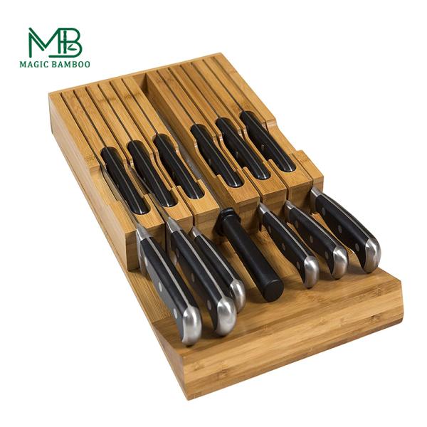 Blocks Roll Bags Direct Kitchen Knife Magnet Holder with Rivi Trimmed Block Organizer