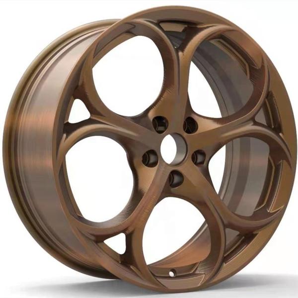 Customized forged wheels with Brushed rose gold suitable for Afa Romeo Giulia Giulietta R18 R19 R20 R21 R22 5x110