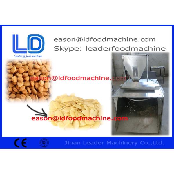 Stainless Steel Walnuts Almond Slicer Machine , 380V Peanut Processing Machine