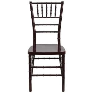 White Plastic Chiavari Banquet Chair Hotel Furniture 41x38x90cm