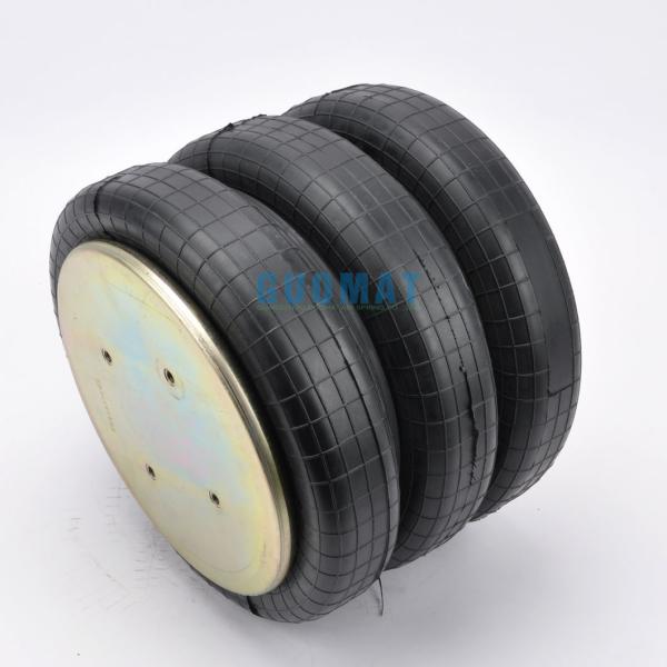 Rubber Suspension Air Spring 381mm Height Triple Convoluted Air Bellow