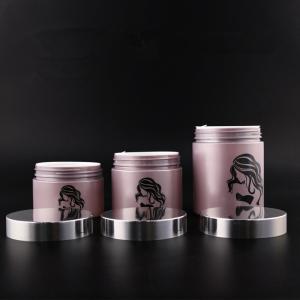 Shatterproof Cylinder Round Plastic Canisters Empty Cosmetic Containers 80ml