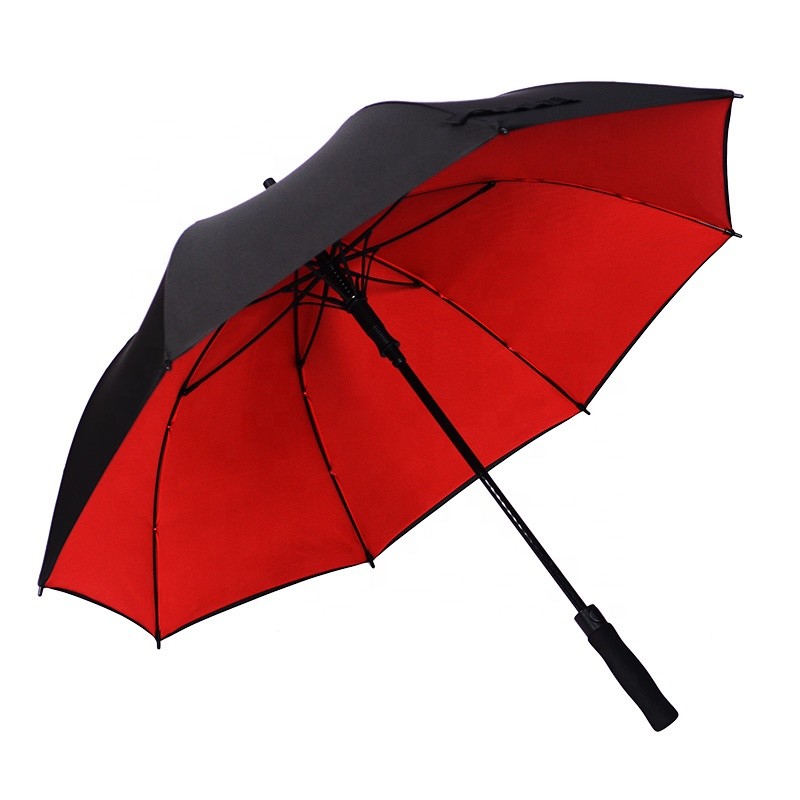 Quality All In 1 Polyester EVA Handle C Shaped Umbrella for sale