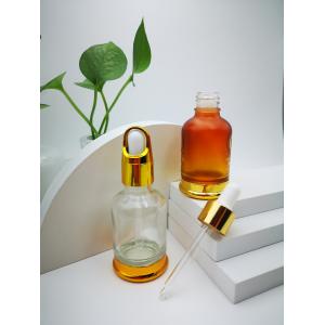 China Customizable 2023 new design 30ml glass dropper bottles with bottom bracket for essential oil and cosmetics on sale
