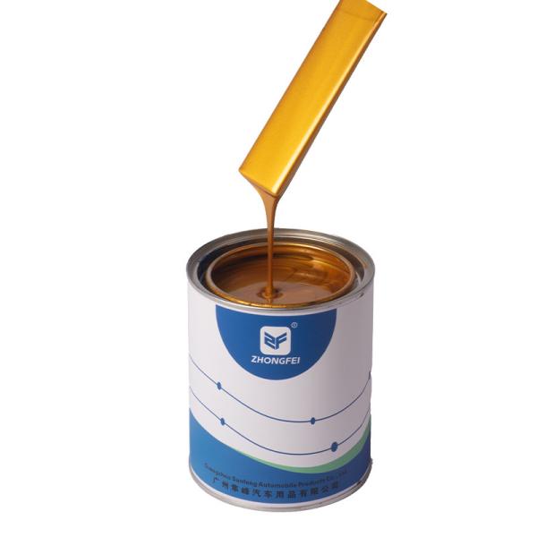 Buy Yellow Pearl 1L PU Solid Topcoat Color For Automotive Paint Products Mixture at wholesale prices