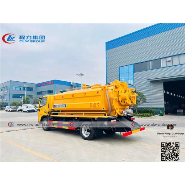 LHD Dongfeng Duolicar 8cbm Vacuum Suction Truck