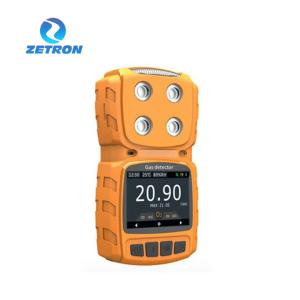MS104K Zetron Portable Multi Gas Detector Detect 4 Of Gases Analyzer H2 / O2 /
