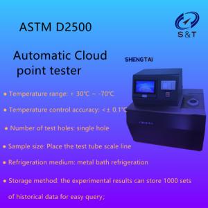 China ASTM D2500 Petroleum Testing Instrument Automatic Cloud Point Tester on sale China ASTM D2500 Petroleum Testing Instrument Automatic Cloud Point Tester on sale