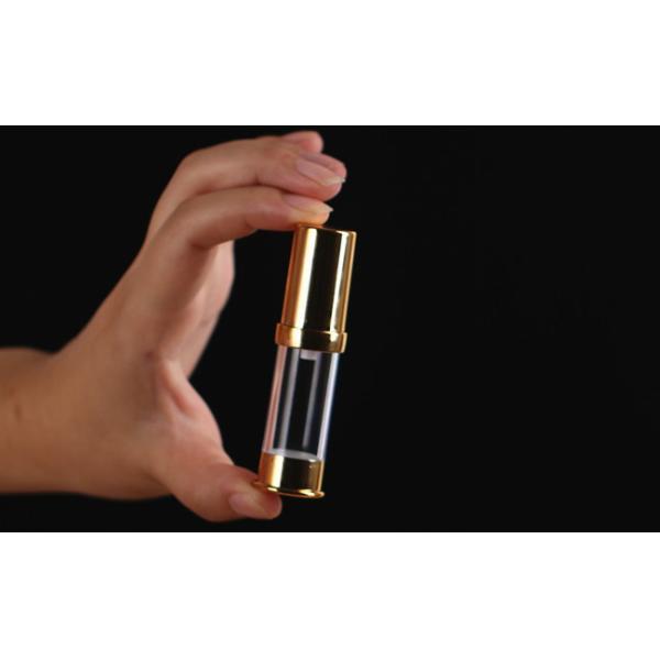 Cosmetic Liquid Foundation Pump , Refillable Airless Lotion Pump Without Straw